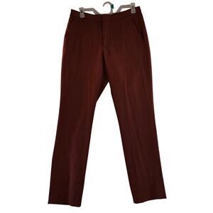 Express Mens Red Slim Pants Size 30 x 32